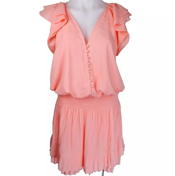 Ramy Brook Lana Flutter Sleeve Dress